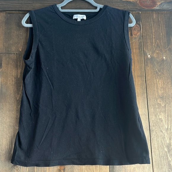 Michael Stars Cotton Black Muscle Tee - small - Picture 1 of 4